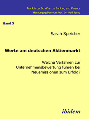 cover image of Werte am deutschen Aktienmarkt